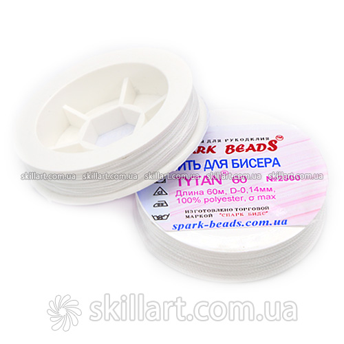 Нитки для бисера Tytan 60 Spark Beads (60м), 2500